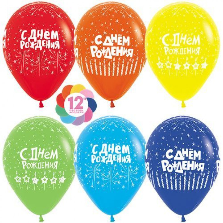 Купить Салюты и фейерверки на День рождения 12