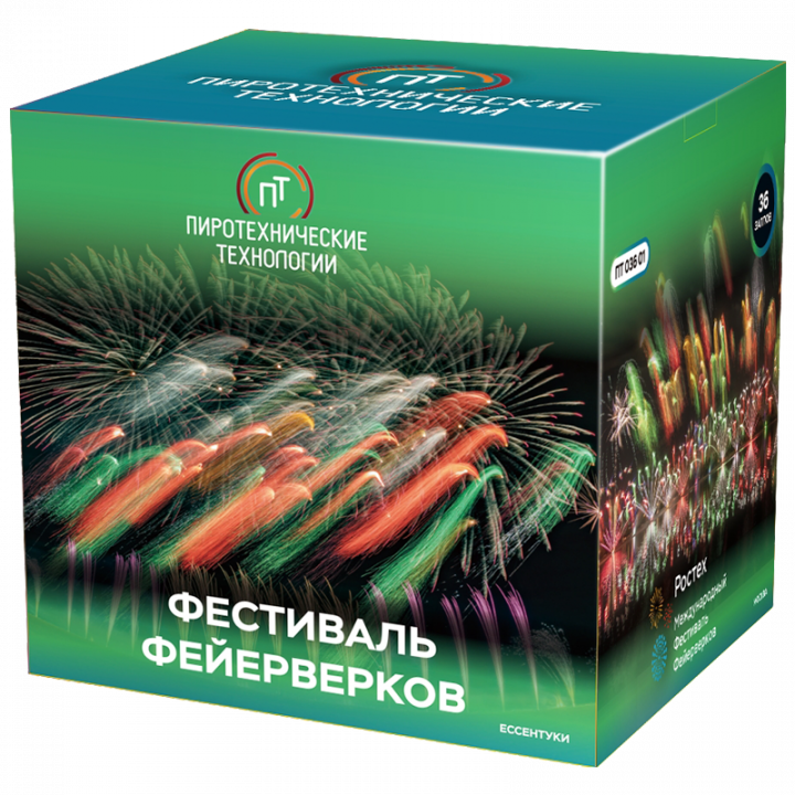 Купить Средние батареи салютов Фестиваль фейерверков-36 в Бердске