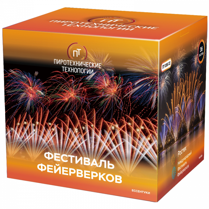 Купить Средние батареи салютов Фестиваль фейерверков-36 в Бердске